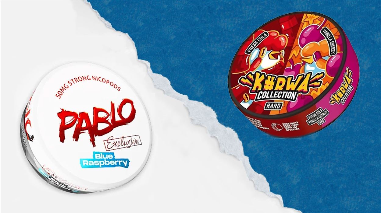 Nikotinové sáčky KURWA vs. PABLO: Které jsou pro vás lepší?