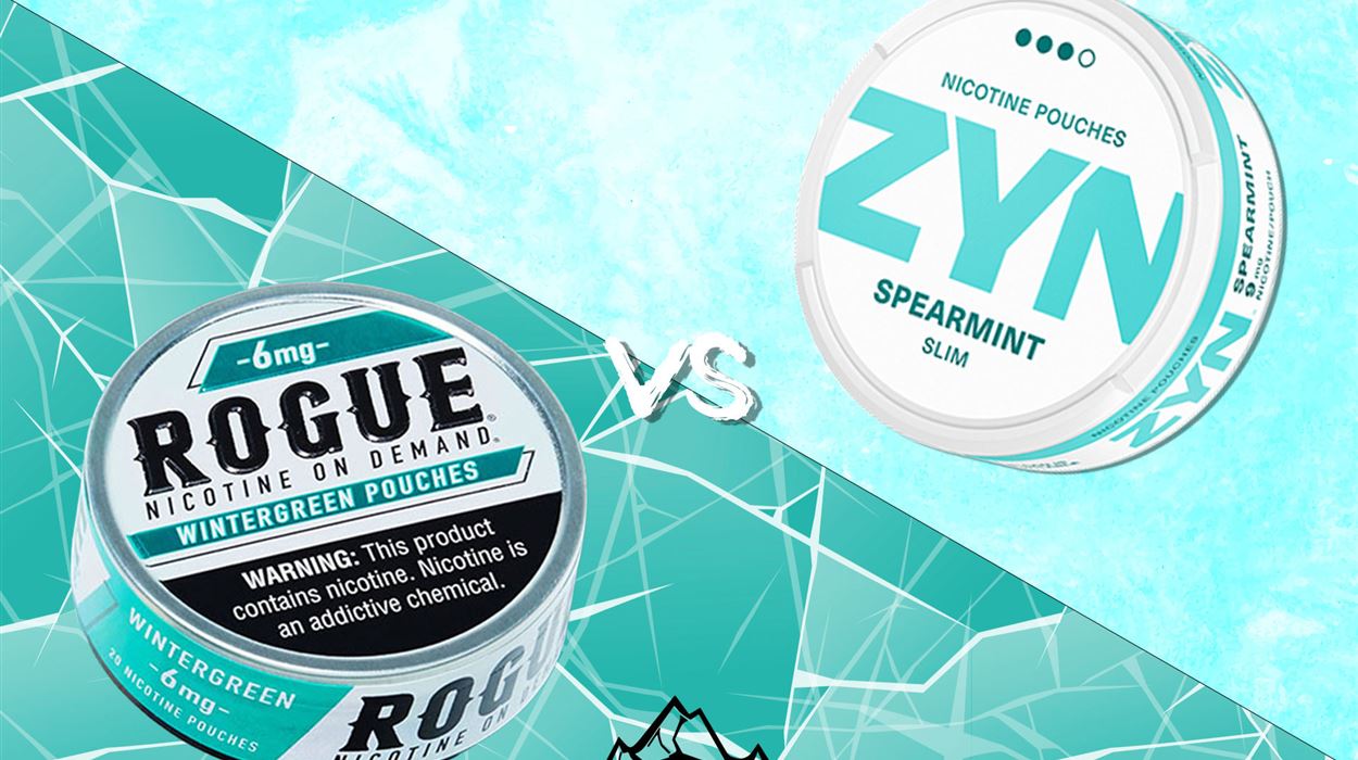 Srovnání: Nikotinové sáčky Rogue vs. ZYN, které jsou lepší?