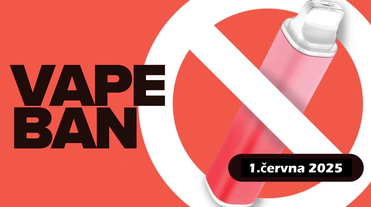 Zákaz všech jednorázových e-cigaret od 1.června 2025, hrozí až dva roky vězení